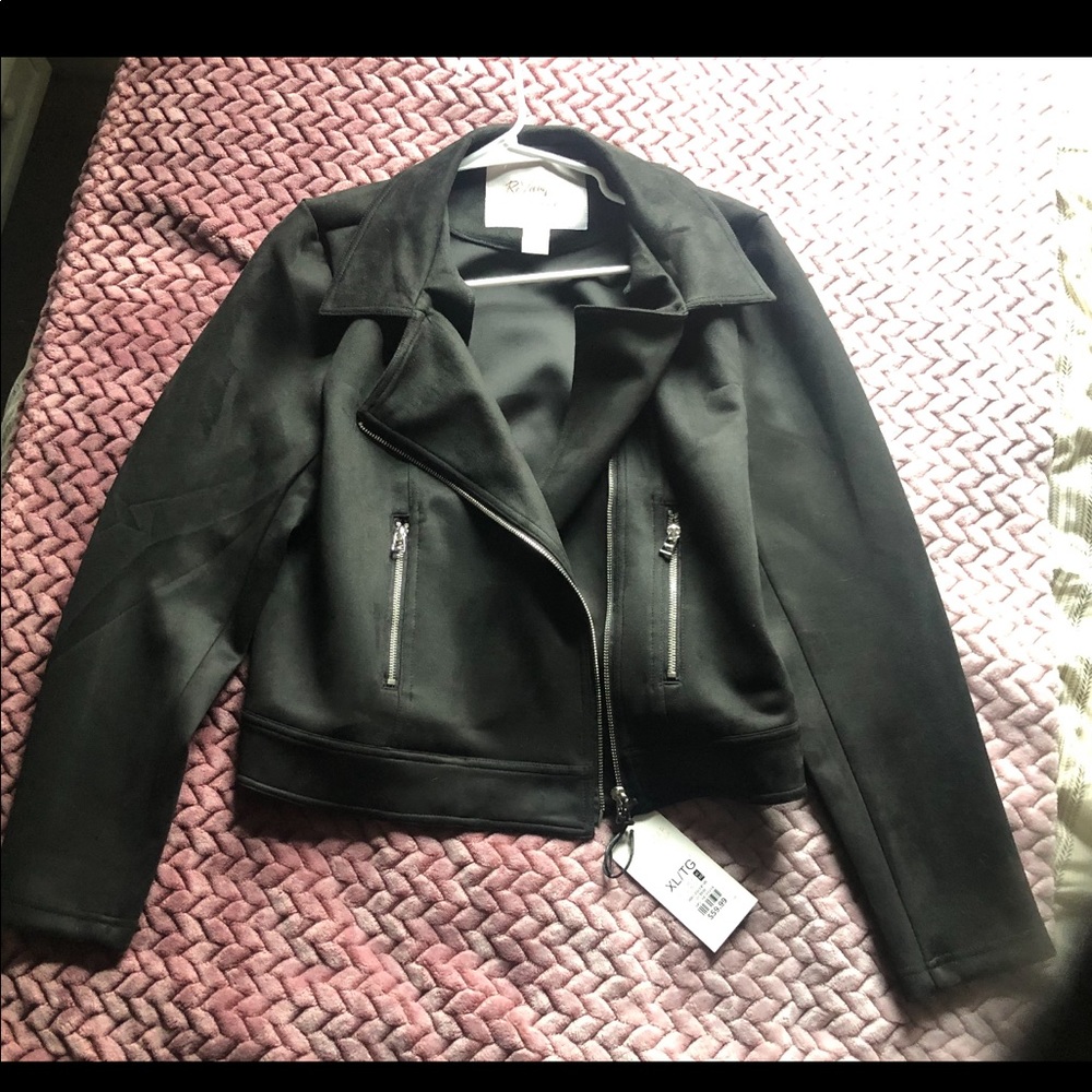 Faux Suede Jacket